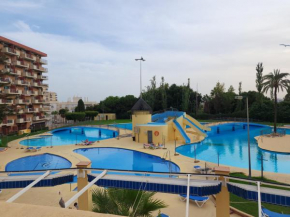 Benalmadena Minerva 401 estudio con Gran Piscina y Parque Acuatico